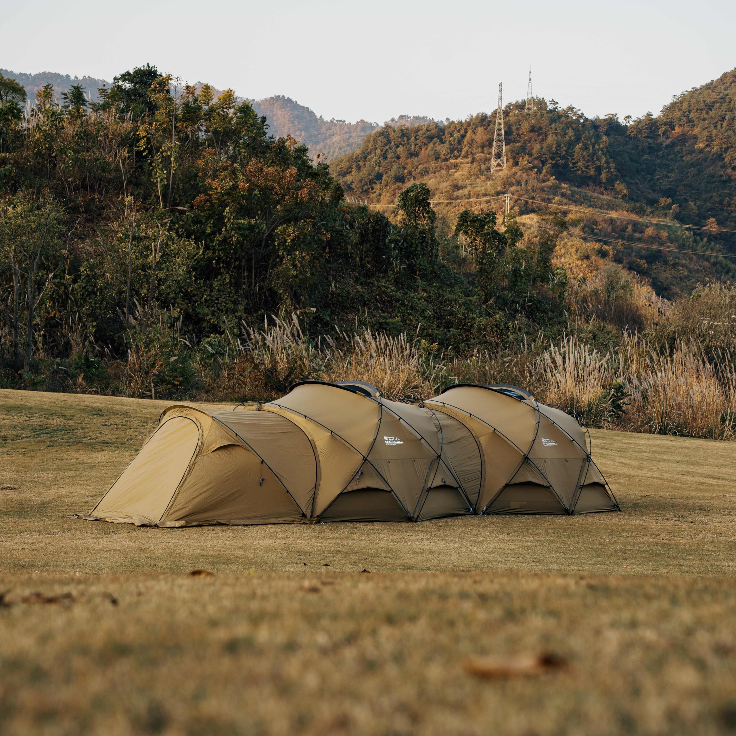 Amazon.co.jp: Springhill 崑崙Pro3.0 ドームテント 連結コネクター